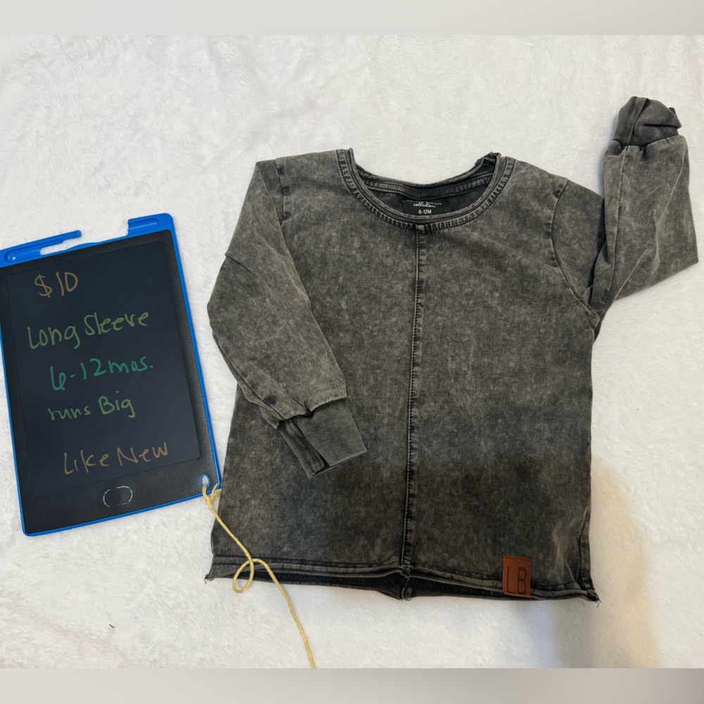 Little Bipsy Charcoal Long Sleeve